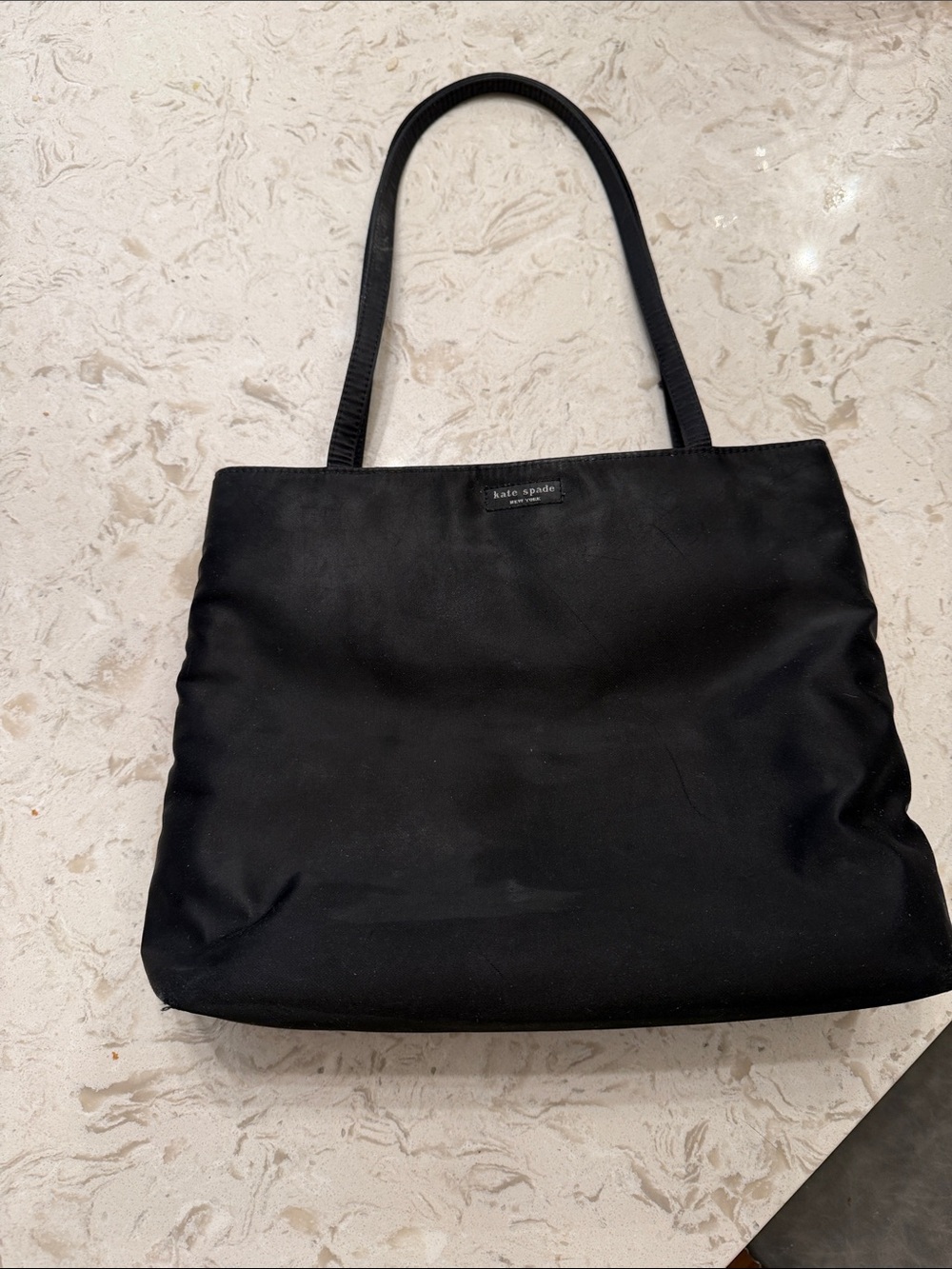 kate spade Black Nylon Tote with Slim Shoulder Straps